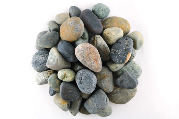 1"-2" Black Beach Pebbles