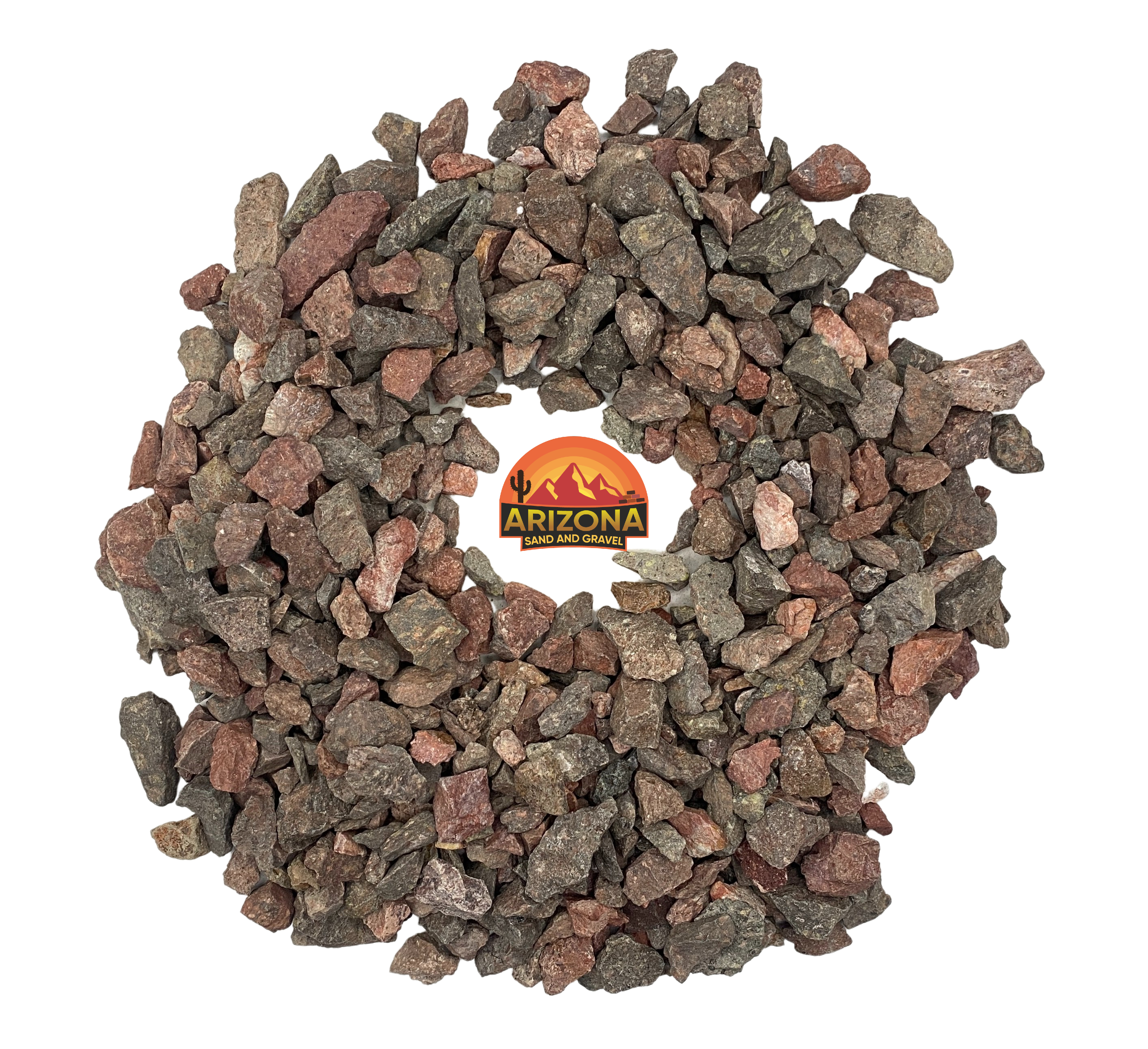 1/2" Screened Apache Red Decorative Landscaping Gravel Rocks