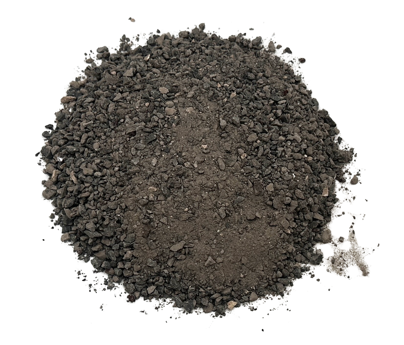 1/4" - 3/8" GMS Charcoal Grey Quarter Minus Decomposed Granite Fines