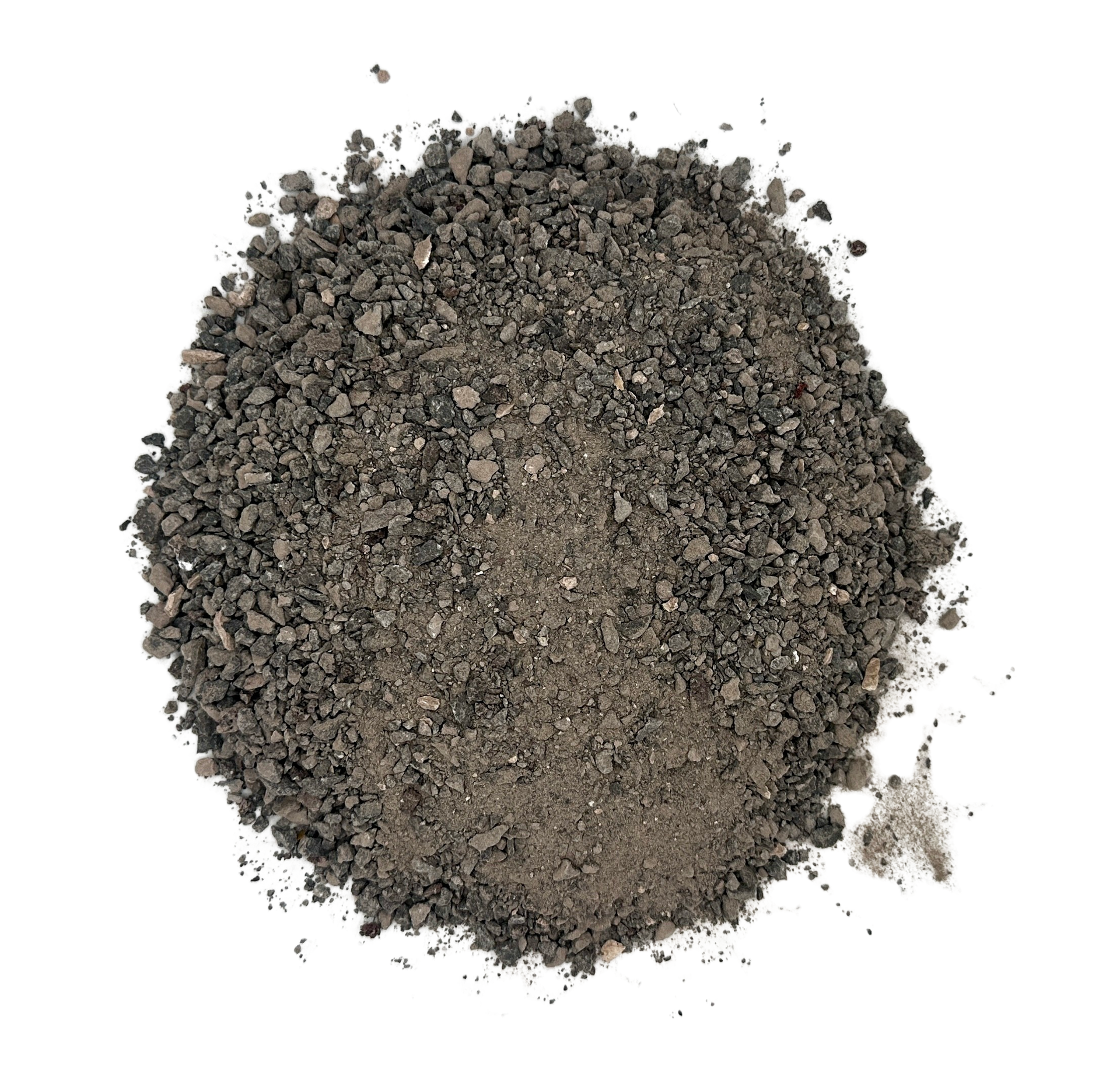 1/4" - 3/8" GMS Charcoal Grey Quarter Minus Decomposed Granite Fines